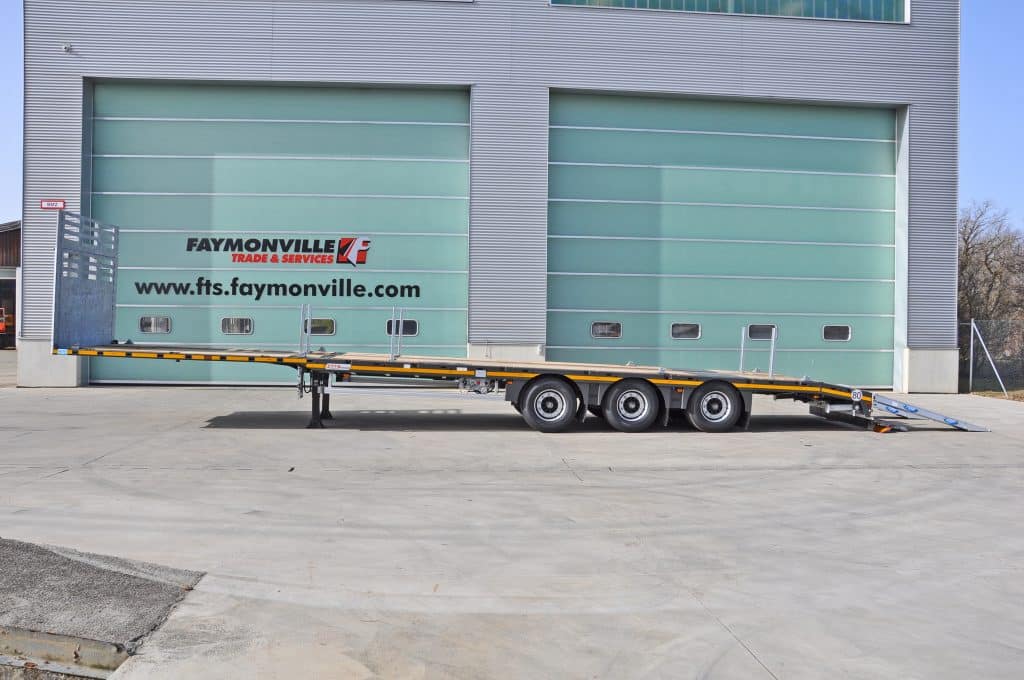 Semi Plateau MaxTrailer, Monte 19.5, Extensible